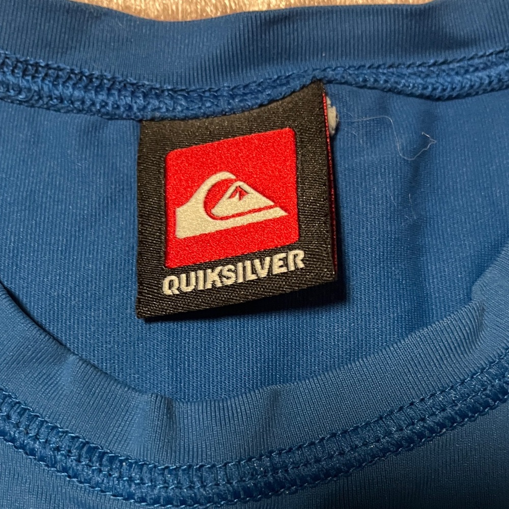 Quiksilver Blue Kids Swim Rashguard - Picture 2 of 4